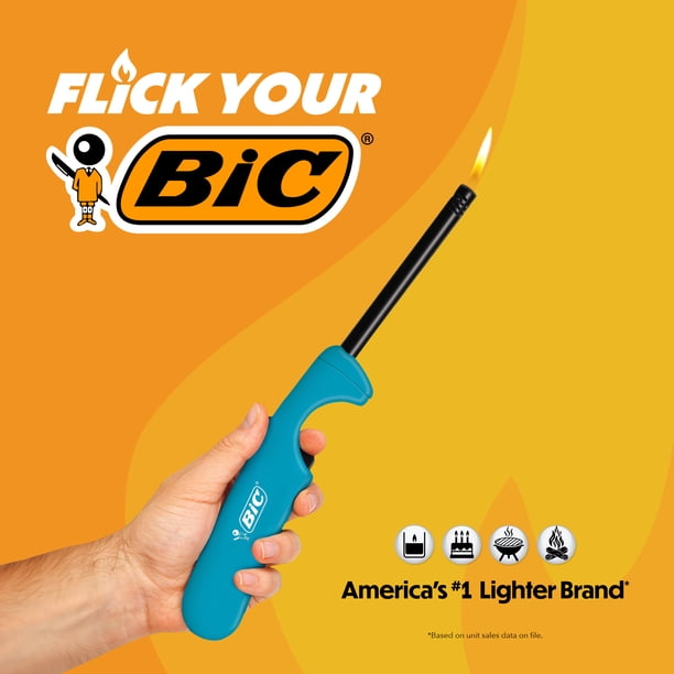 BIC Multi-Purpose Lighters - Classic & Flex Wand, Pack of 2