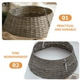 thumbnail image 4 of OULII Tree Collar for Artificial Trees Grey Plastic 1Pcs Hides Christmas Tree Base for Business Owners, 4 of 8