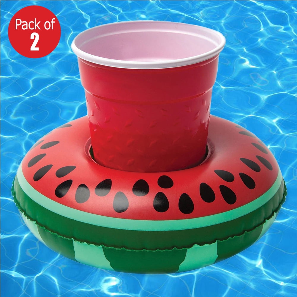 Float Cup Holder Watermelon Party for Swimming Pool Gifts Inflatable Coasters