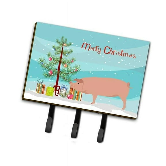 Carolines Treasures BB9299TH68 American Landrace Pig Christmas Leash or Key Holder