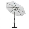 thumbnail image 3 of California Umbrella Pacific Trail Series 7.5 Ft Octagonal Aluminum Push Button Tilt Patio Umbrella W/ Crank Lift - Stone Black Frame / Sunbrella Cabana Regatta Canopy, 3 of 6