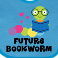 thumbnail image 4 of Inktastic Future Bookworm Boys or Girls Baby Bib, 4 of 4