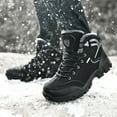 thumbnail image 2 of Mens Shoes,Winter Casual Sneakers Warm Comfortable Athletic Sports Footwear for Everyday Walking and Outdoor Activities,Shoes for Men,Black,9.5, 2 of 7