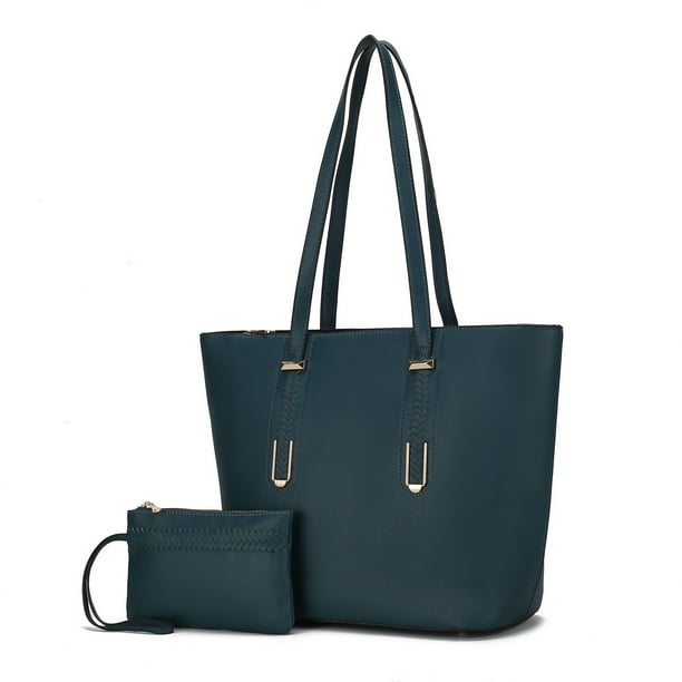 MKF Collection Mina Vegan Leather Women’s Tote Bag by Mia K with Pouch