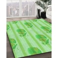 thumbnail image 2 of Ahgly Company Indoor Rectangle Patterned Nebula Green Area Rugs, 4' x 6', 2 of 6