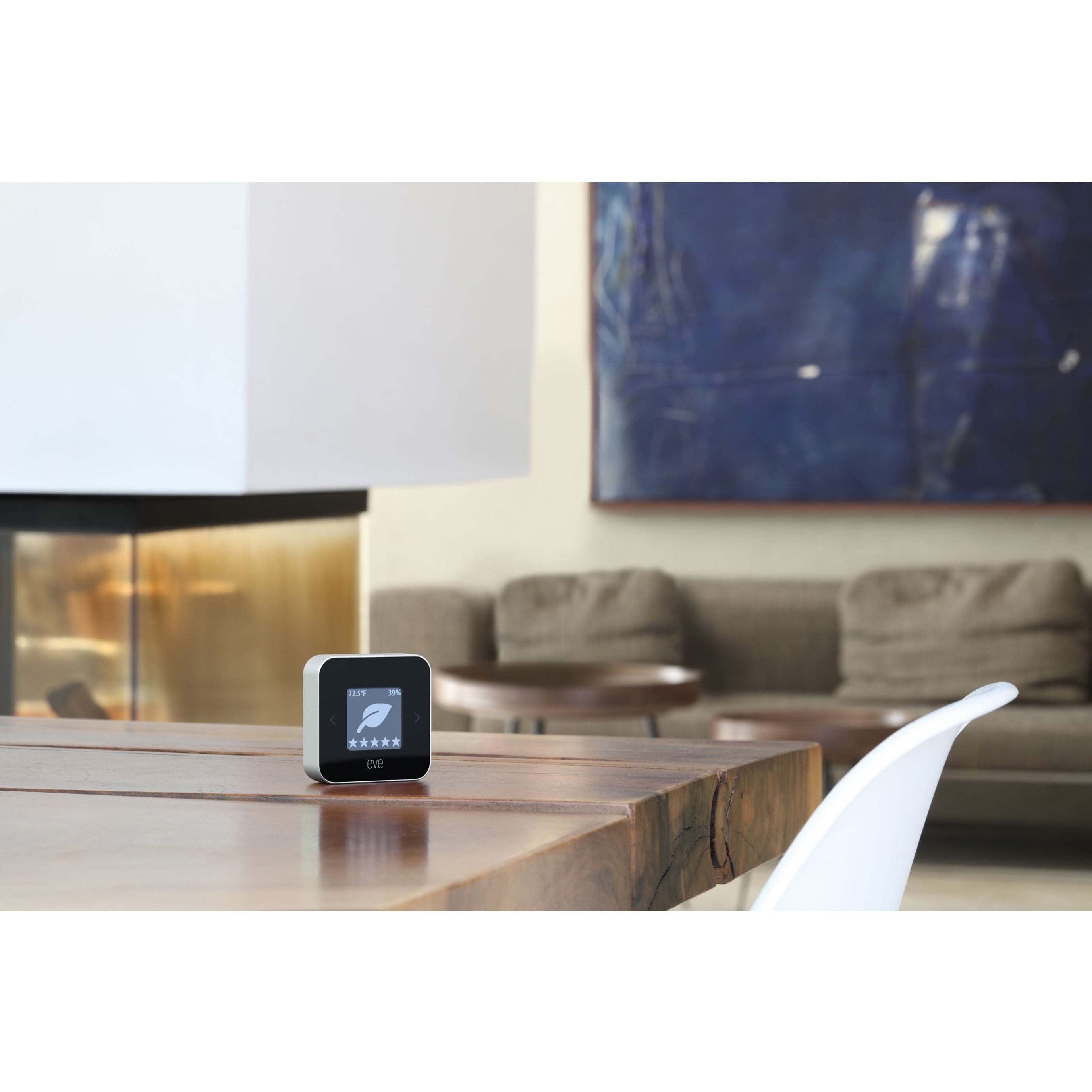  Eve Room - Indoor air quality sensor to monitor air quality  (VOC), temperature & humidity, Apple HomeKit technology, Bluetooth and  Thread : Industrial & Scientific