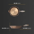 thumbnail image 6 of FINEX 12" Cast Iron Skillet Without Lid - Versatile Cast Iron Pan - Cooking Pan Enhances Food Taste - Nonstick Skillet - Heirloom Kitchen Essentials - Pre-Seasoned with Flaxseed Oil, 6 of 7