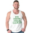 thumbnail image 4 of Funny Saint Patrick's Day Irish Boy Mens Big & Tall Graphic Tank Top Brisco Brands 3X, 4 of 5