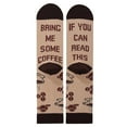 thumbnail image 2 of Charmgo Crew Socks Clearance, If You Can Read This Casual Cotton Socks Street Trend Mid Calf Socks Extra Large Mid Calf Socks Winter Socks for Women, Fuzzy Socks for Women One Size, 2 of 4