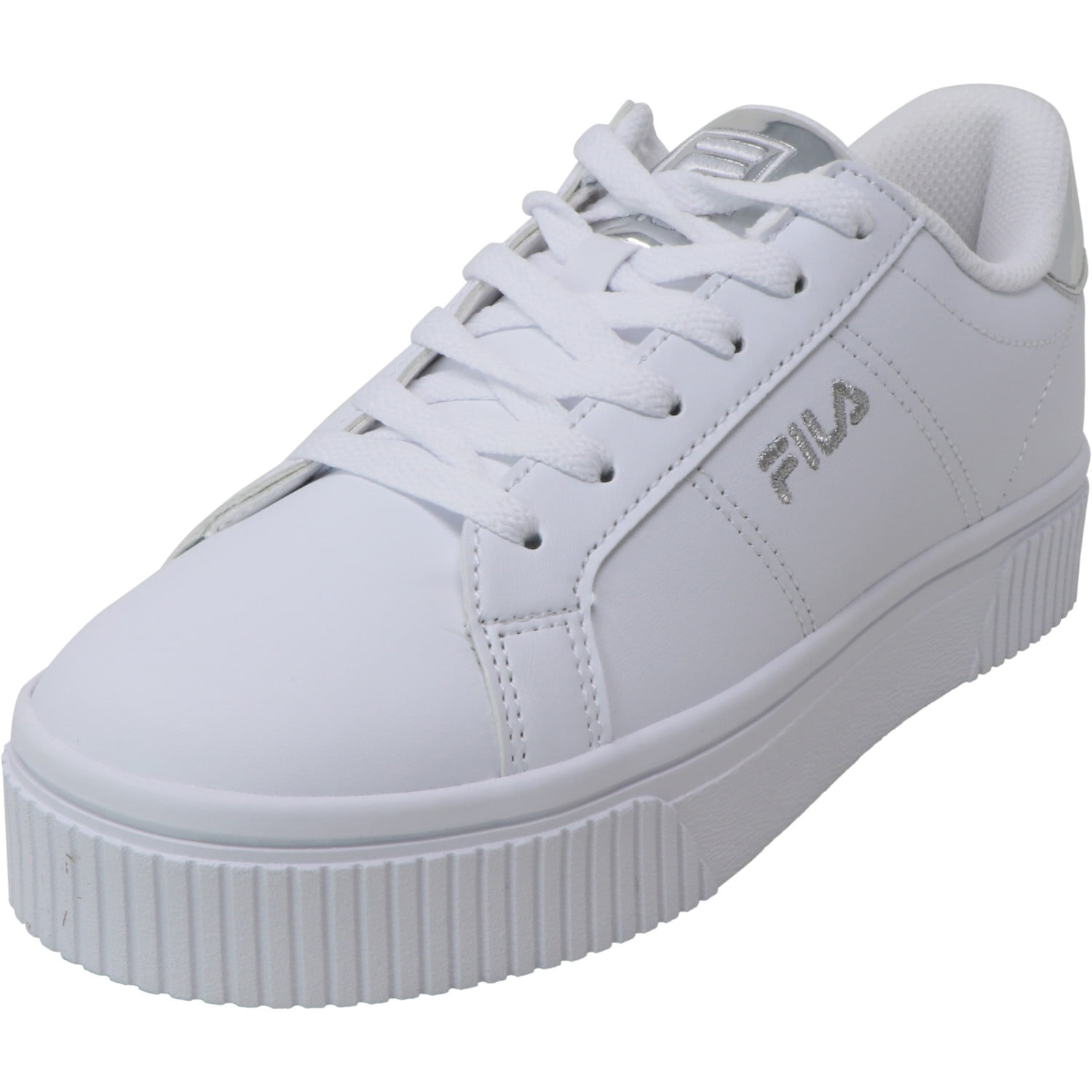 FILA - Fila Women's Panache 19 White / Metallic Silver Ankle-High ...