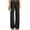 Black, variant on Women's Wide Leg Palazzo Pants Satin Silky Dressy Casual Shiny Sparkle Sequin Party Night Out Work Trouser Khaki S