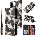 thumbnail image 1 of Compatible with iPhone X/ XS Premium Vintage PU Leather Magnetic Closure Case with Strap Flip Cover, 1 of 5