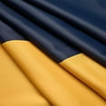 thumbnail image 3 of Lfeey Blackout Curtains for Bedroom Living Room Set of 2, Navy Blue and Yellow Grommet Curtains, 52"x84", 3 of 7