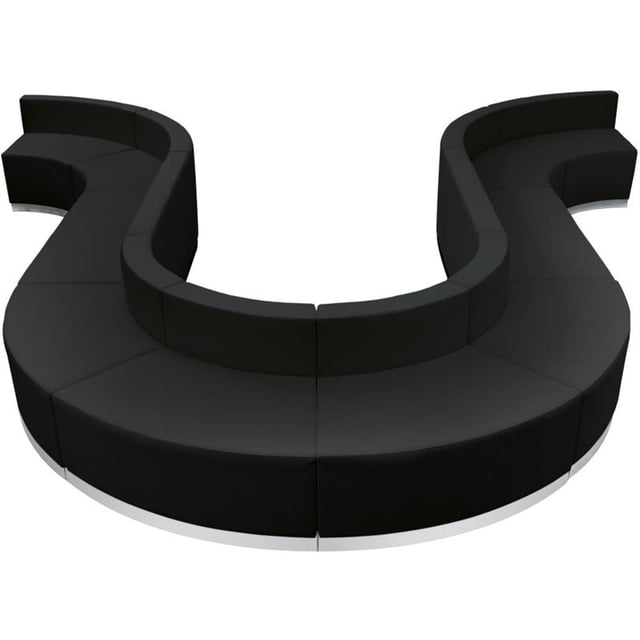 Flash Furniture Hercules Alon 10 Pièces Réception Sièges en Noir
