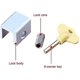 thumbnail image 2 of 6pack de bloqueo deslizante para ventanas compatible con cerraduras de seguridad para ventanas de aluminio para hogar y oficina compatibles con puertas de aleación de aluminio para niños y Petsaluminu Afortunado Sencillez, 2 of 5