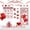 30-Piece Party Decorations Set, variant on PMU 24-Piece Valentine’s Day Party Decorations Kit – Hearts & Cupid Clings, Bear Cutouts, Hanging Swirls, Fringe Banner, Centerpiece, Confetti & Door Cover