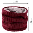 thumbnail image 2 of UTSJKR Winter Knitted Neck Gaiter for Men and Women Neck Warmer Windproof Ski Mask Face Scarf for Cold Weather Outdoor Sports Navy, 2 of 4