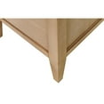 thumbnail image 4 of Pemberly Row Wood Credenza Wood Office Desk Writing Fully Assembled Light Brown, 4 of 9