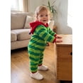 thumbnail image 5 of RUINIXCW Toddler Baby Boy Girl Halloween Caterpillar Costume Newborn Infant Baby Fleece Jumpsuit Warm Fall Winter Clothes Long Sleeve Striped Hooded Romper, 5 of 10