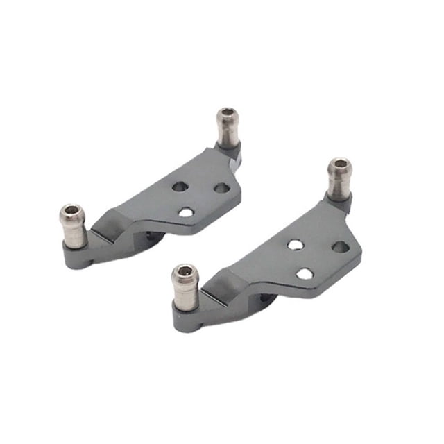 Vogacara 2 piezas de soporte de amortiguador de coche RC, soporte de amortiguador de escala 1/28, reemplazo de repuestos automotrices para WL Toy K969 Kits de construcción modelo Gris oscuro Vogacara FN012253-04B