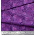 thumbnail image 3 of Soimoi polyester Crepe Fabric Texture & Autumn Leaves Decor Fabric Printed Yard 42 Inch Wide, 3 of 3