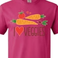 thumbnail image 4 of Inktastic I Love Heart Veggies Vegetables Healthy Food T-Shirt, 4 of 5