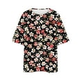 thumbnail image 7 of White Blouse for Women Dressy Funeral Plus Size Womens Shirts Pack Summer Button Boho Top, 7 of 7