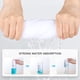 thumbnail image 3 of Baberos para Bebé LazyRhino Paquete de 8 Ajustables Suaves y Absorbentes Blancos, 3 of 7