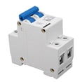 thumbnail image 1 of Protection Air Switch, 4KA Breaking Capacity DC500V 20A Fast Tripping Magnetic Arc Extinguishing DC Circuit Breaker 2P  For Photovoltaic System, 1 of 8