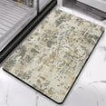 thumbnail image 2 of Add Style and Comfort with Our 20x32 inch Modern Abstract Gray Area Rug: Soft, Non-Slip, Washable - Ideal Indoor Throw Carpet for Bathroom, Bedroom, Living Room, Nursery or Dining Room Decor, 2 of 5