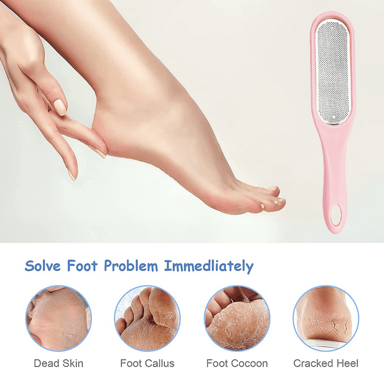 Stainless Steel Foot Rasp Callus Dead Skin Remover Exfoliating