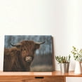 thumbnail image 4 of Balery Yak Pattern Canvas Decorative Picture – 30x40in Premium Wall Art, Modern Canvas Print for Home Decor（Horizontal）, 4 of 6