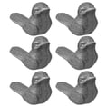 thumbnail image 3 of Set of 2 Pans Cast Iron Bird Decoration Office Accessory Figurine, 3 of 8