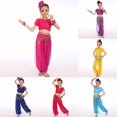 thumbnail image 6 of Kids Belly Dance Dress Girls Chiffon Sequins Dress Toddler Girls Dance Dress Outfit Performance Show 4-5 Years, 6 of 7