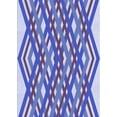 thumbnail image 1 of Ahgly Company Indoor Rectangle Patterned Slate Blue Area Rugs, 2' x 3', 1 of 1