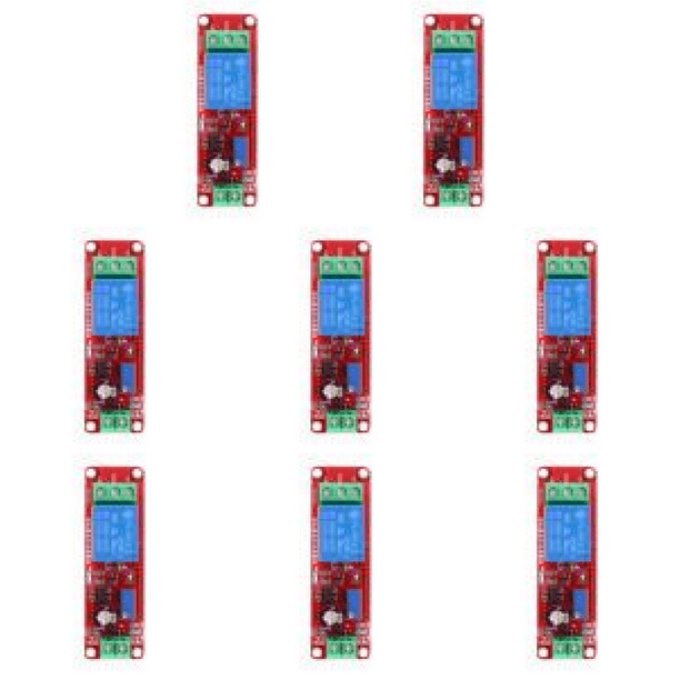 NE555 Módulo Interruptor Relé Temporizador Retardo 0 10S Componentes ...