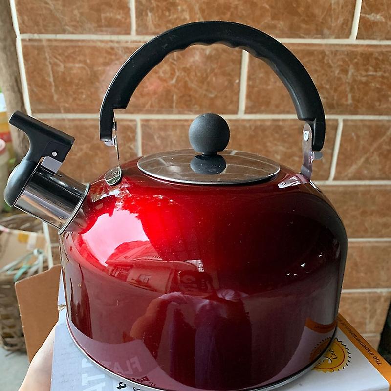 Bouilloire Sifflante En Acier Inoxydable 1,8 L - Pour Cuisinière, Induction, Réchaud - 11