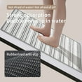 thumbnail image 6 of Super Absorbent Bath Mat, Quick Dry Rubber Backing Non Slip Floor Rug, Washable Bathroom Floor Mats, Protective Shower Rug for Bathtub Side, Low Profile Design, 16x24 Inches, By UKHCCC, 6 of 9