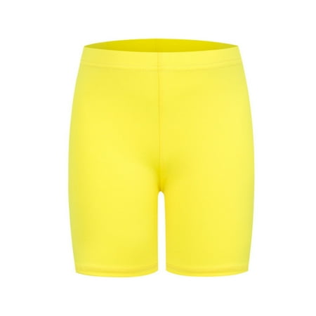 REDARER Girls Biker Shorts Elastic Waist Athletic Shorts Soft Breathable for Casual Play & Everyday Wear 6-7 Years