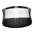 thumbnail image 1 of Casco protector facial, protector facial, resistente, negro, antisalpicaduras, visera de alambre de acero de repuesto versátil para motosierra, corte, 1 of 8