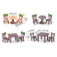 thumbnail image 3 of Wrapped In  In An Independent Carton In The Warehouse Round Table And Chair Ornaments Micro-scenery Succulent Doll House Sand Table Model Decoration-a Set Of Round Table And, 3 of 8