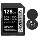 thumbnail image 1 of Lexar® Profesional SILVER PLUS SDXC UHS-I tarjeta de memoria 128gb, 205 MB/s de lectura, 150 MB/s de escritura, con regalito, 1 of 11