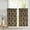 Beige, variant on Poplin Damask Floral Café Tier Curtains Window Treatment Kitchen Home Décor