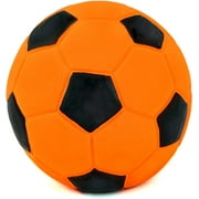 Chiwava Squeaky Latex Rubber Dog Toy Balls for Small Medium Dogs Interactive Chew Sound Fetch Play 2.7 Football 3 Pack