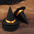 thumbnail image 2 of Mini sombreros de bruja para Halloween, 6 uds., adornos para botellas de vino, regalos para fiestas de Halloween BANYUO Electrónica, 2 of 4