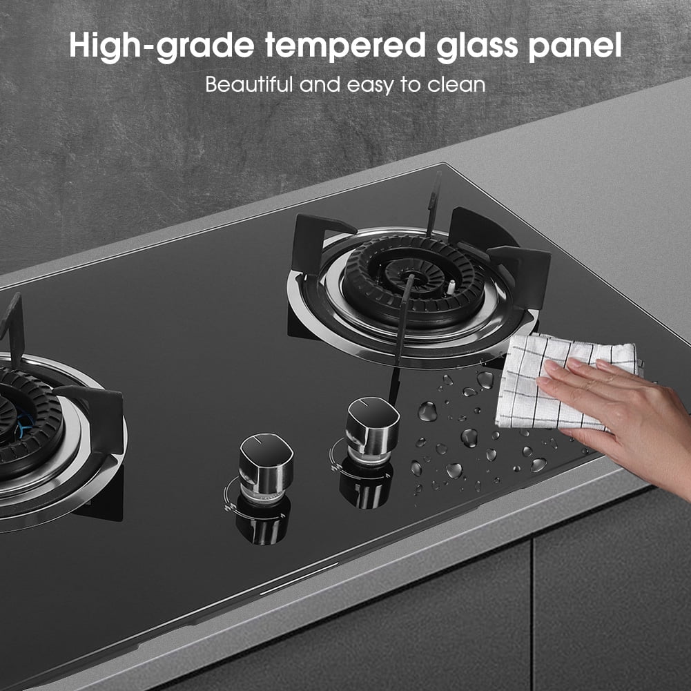 Ymiko Kitchen Appliance,Gas Cooker,Household 2 Burners Liquefied Gas Stove Cooker Kitchen Cooking Accessory Appliance Cookware