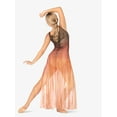 thumbnail image 5 of Womens Hand Painted Long Tank Mesh Lyrical Dress, 5 of 11