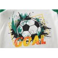 thumbnail image 5 of FEDPOP Toddler Boys Pajamas Soccer Graphic Long Sleeve Sleepwear Kids Pjs Set Size 3T, 5 of 7