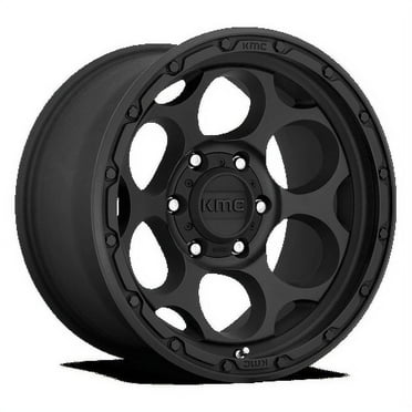 KMC Aluminum Rim KM541 DIRTY HARRY 17X9in Textured Black Finish, KM54179050712N