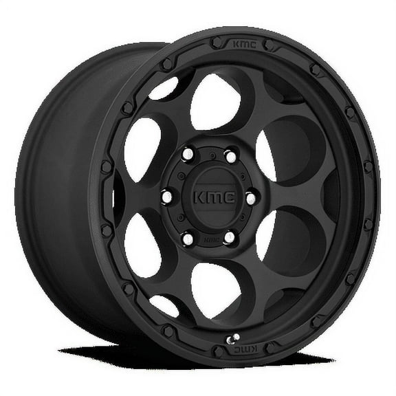 KMC Aluminum Rim KM541 DIRTY HARRY 17X9in Textured Black Finish, KM54179068712N